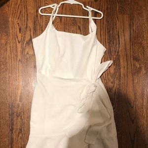 Bet On Me White Fox Boutique Wrap Dress